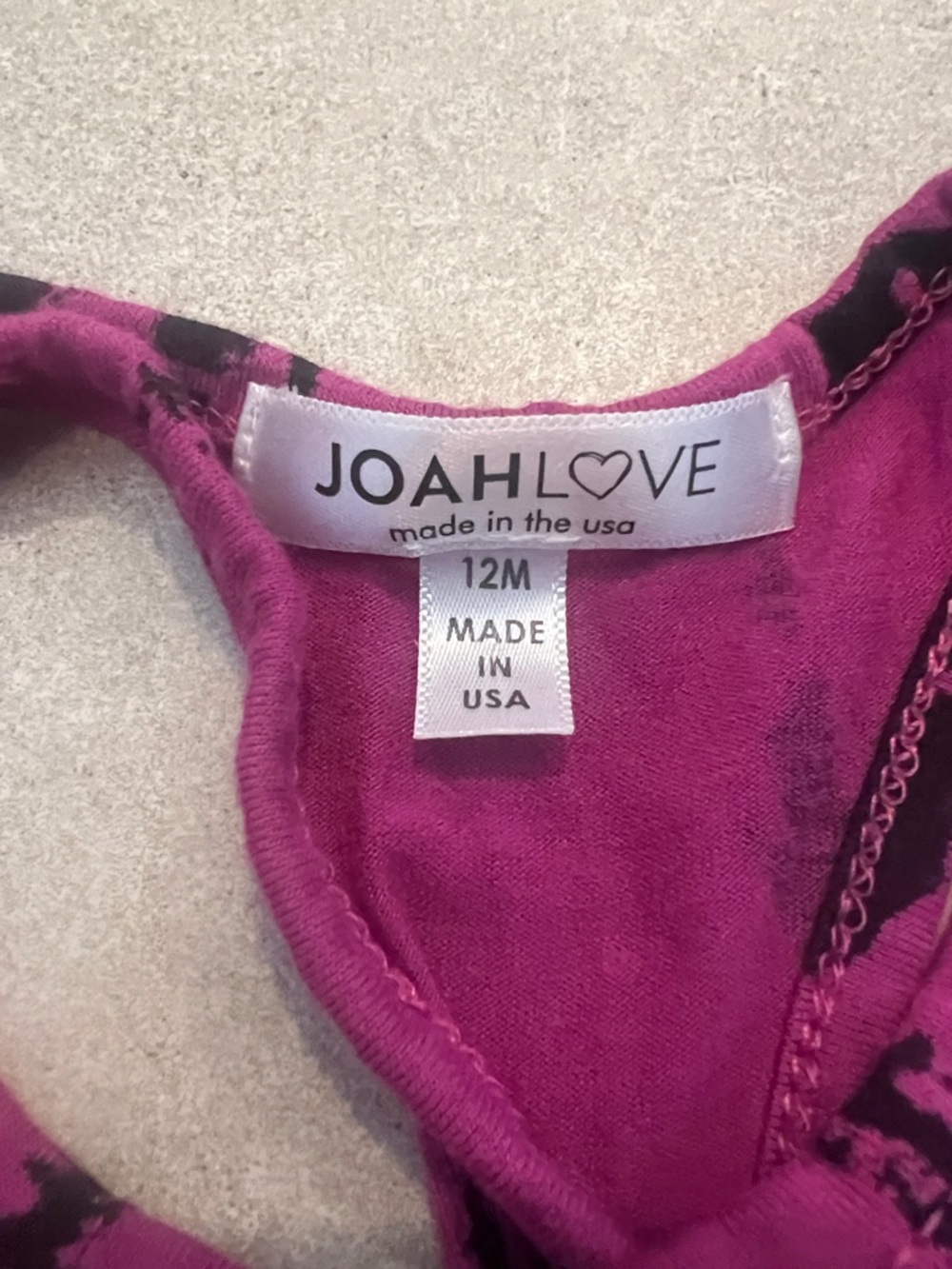 Joah Love Jodie Set 12M Purple Ruffle Tank & Bloomers Matching Outfit EUC - Picture 5 of 5